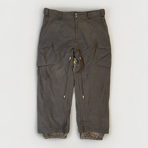 Obermeyer Revert Snow Ski Pants Heavy Black Zip Pockets Insulated Men's Size XL - Picture 1 of 16